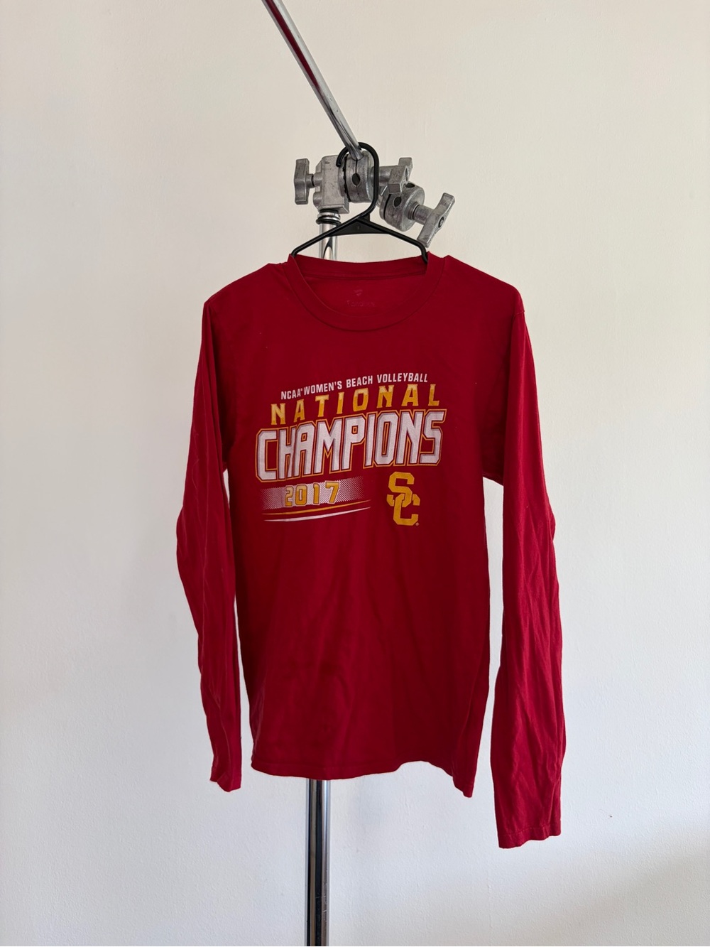 Fanatics Red Long-Sleeve 'National Champions 2017' Tee